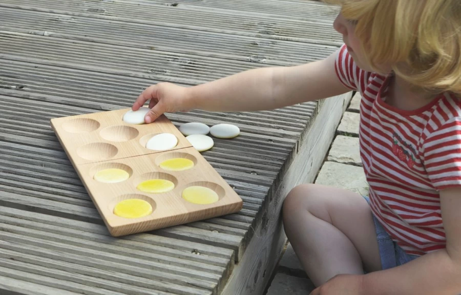 Yellow Door Maths Outdoors | Domino 10-Frame Tray