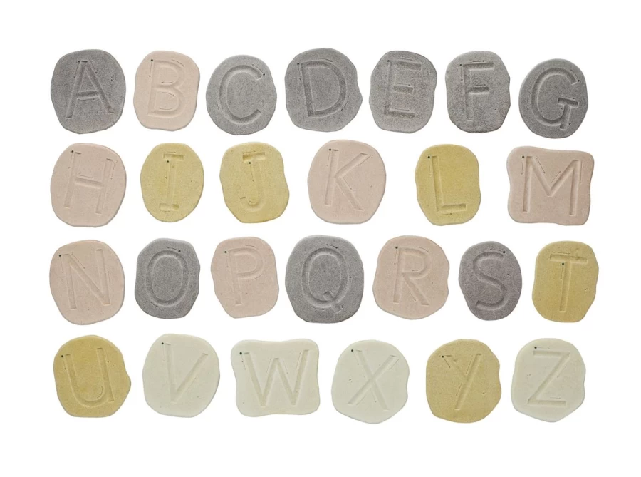 Yellow Door Literacy Outdoors | Feels-Write Uppercase Letter Stones
