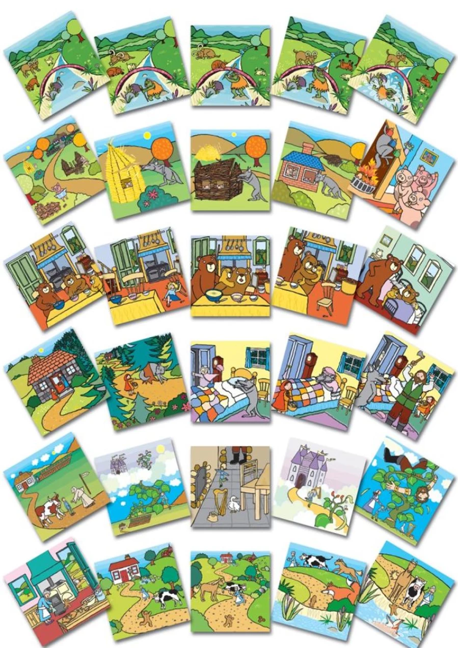 Yellow Door Comprehension | Tell Me A Story Sequencing Cards