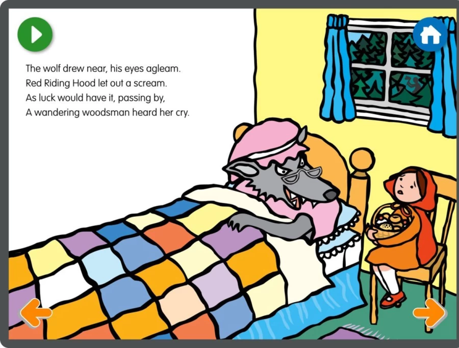 Yellow Door Comprehension | Little Red Riding Hood App