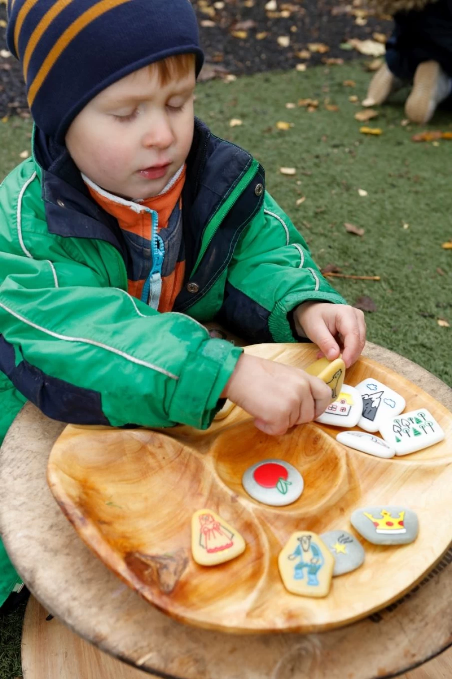 Yellow Door Literacy Outdoors | Story Stones Fairy Tales