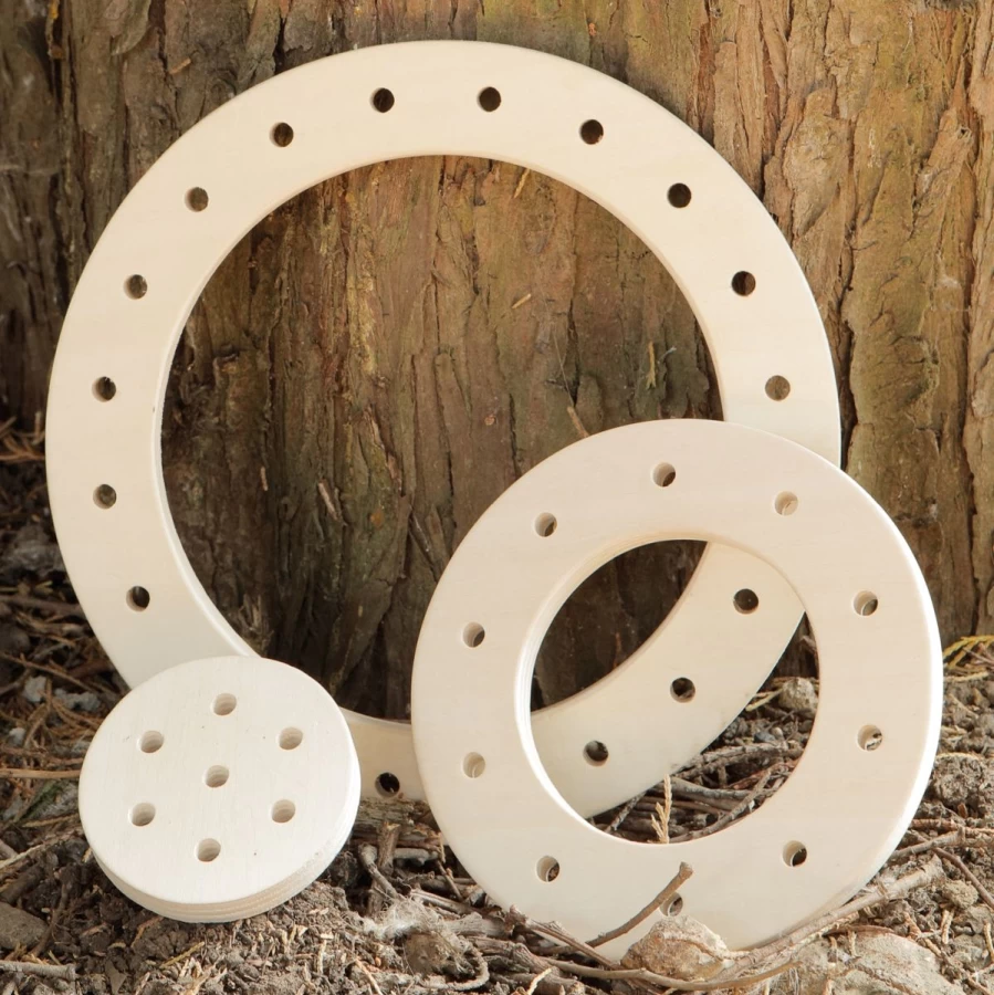 Yellow Door Wooden Resources | Natural Threading Frames