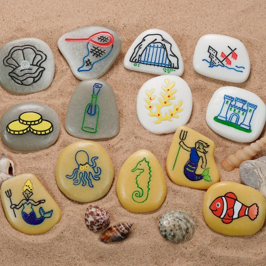 Yellow Door Literacy Outdoors | Story Stones Under The Sea