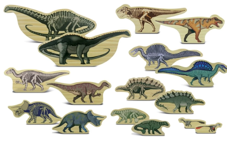 Yellow Door Science | Dinosaur Wooden Characters