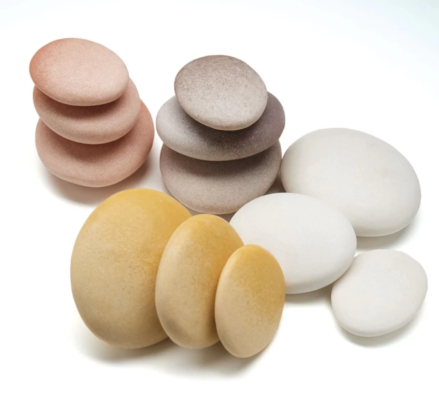 Yellow Door Pebbles | Natural Sorting Stones
