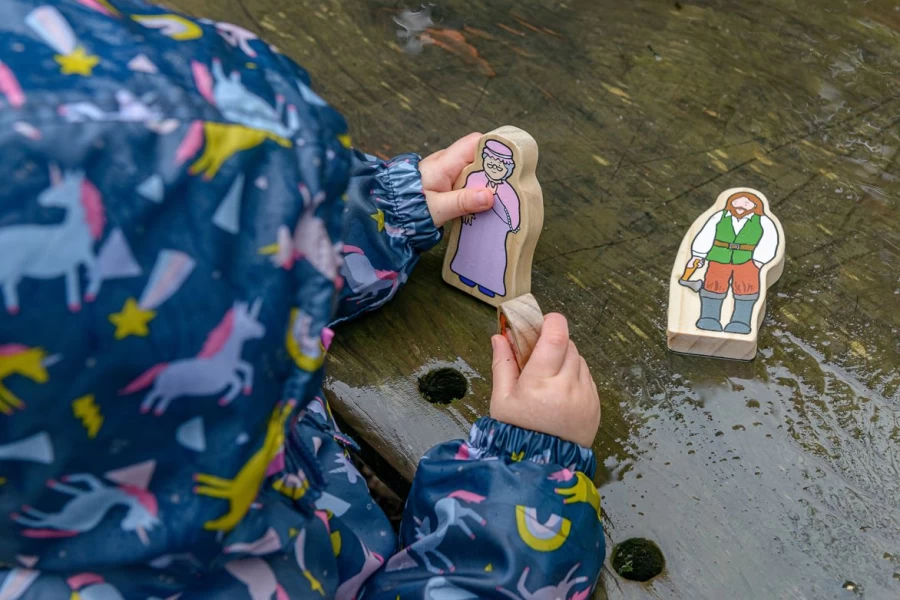 Yellow Door Wooden Resources | Little Red Riding Hood Wooden Characters