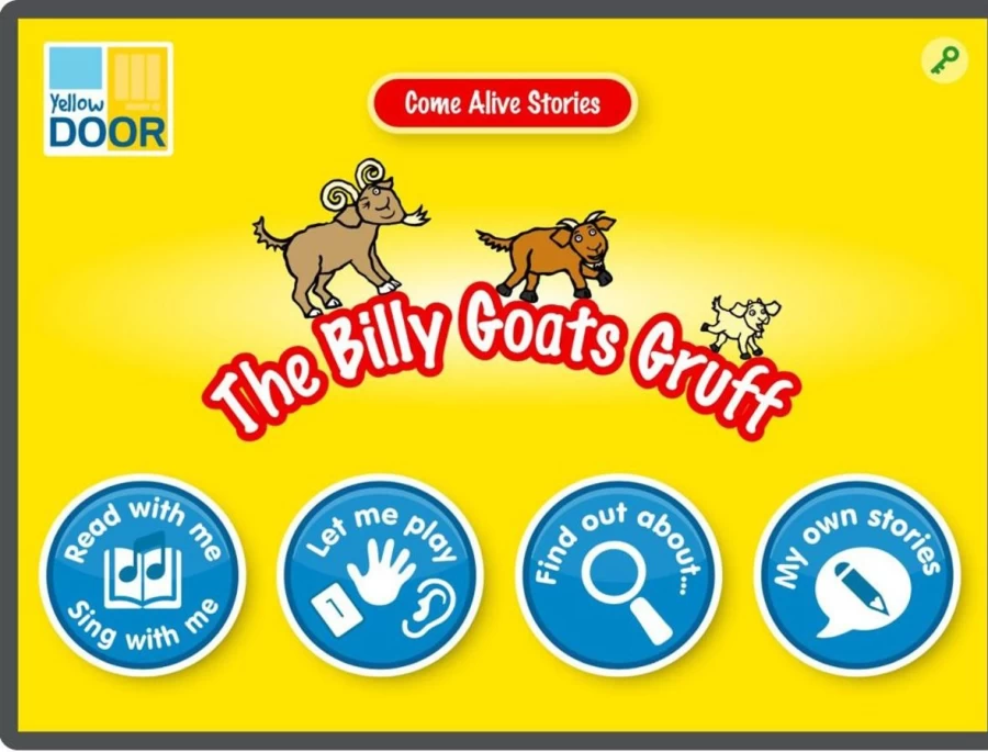 Yellow Door Comprehension | Billy Goats Gruff App