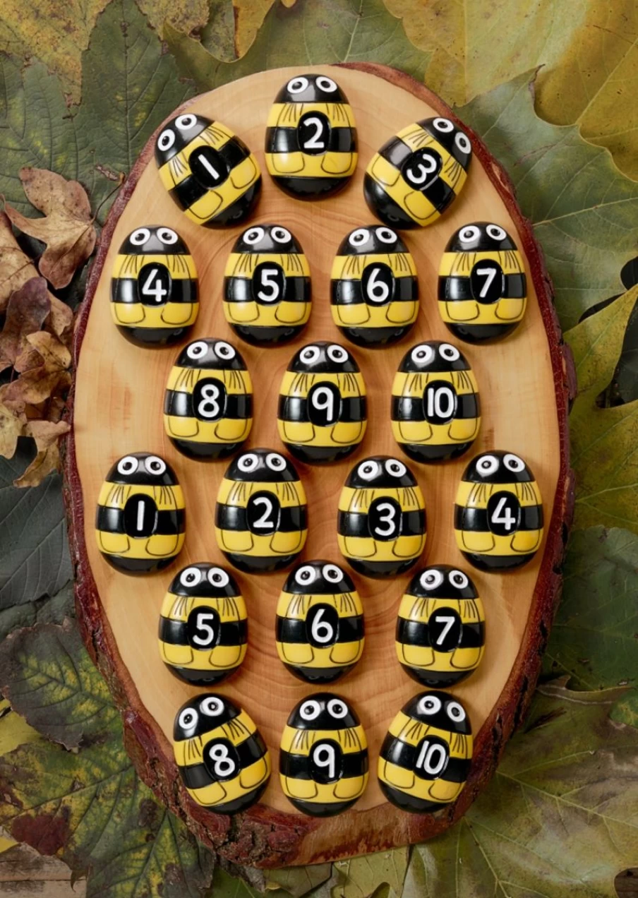 Yellow Door Maths Outdoors | Honey Bee Number Resources