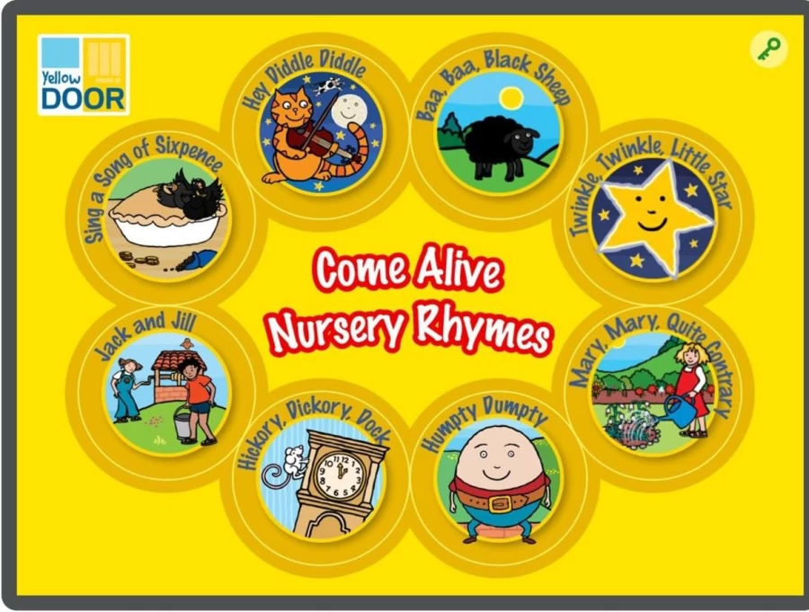 Yellow Door Comprehension | Come Alive Nursery Rhymes App