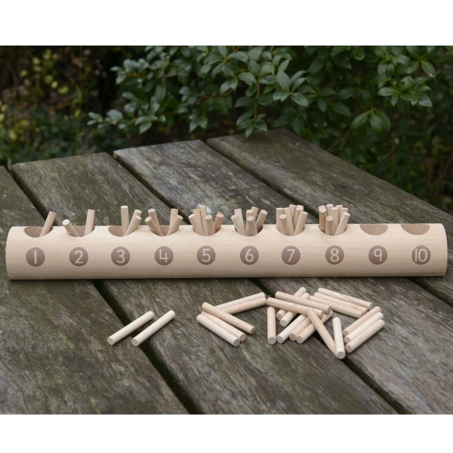 Yellow Door Wooden Resources | Natural Counting Log