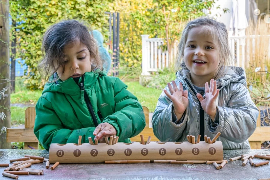 Yellow Door Wooden Resources | Natural Counting Log