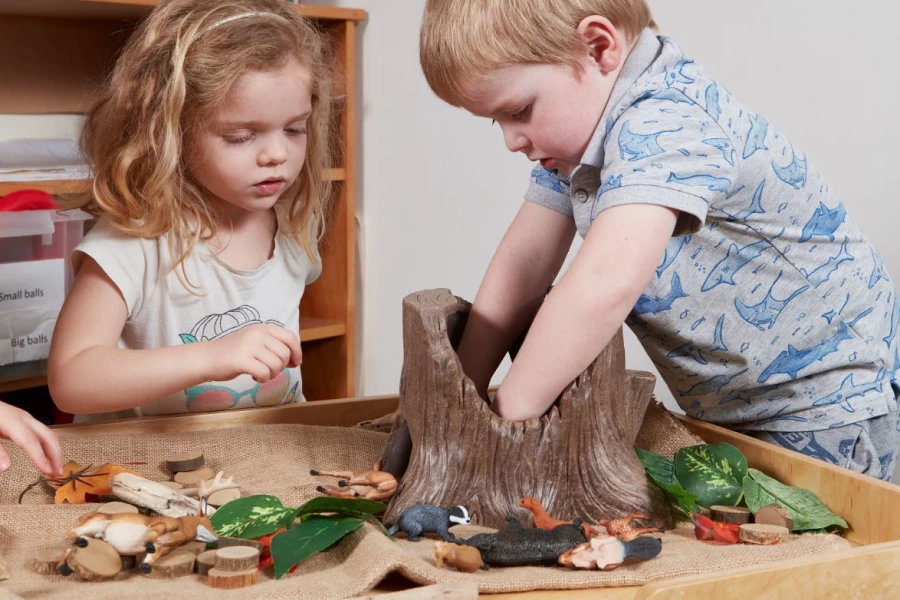 Yellow Door Literacy Outdoors | Large Play Tree Stump