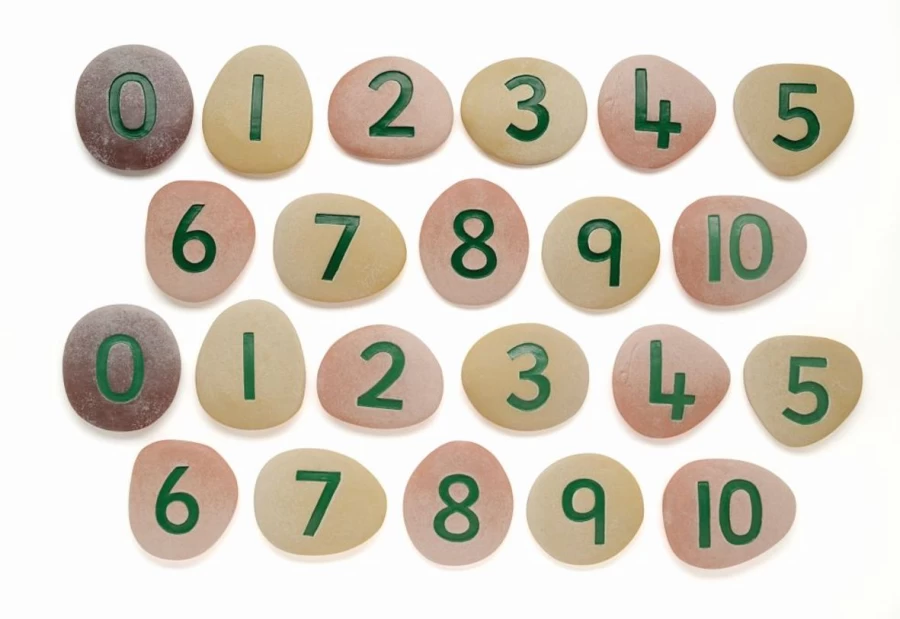 Yellow Door Maths Outdoors | Jumbo Number Pebbles