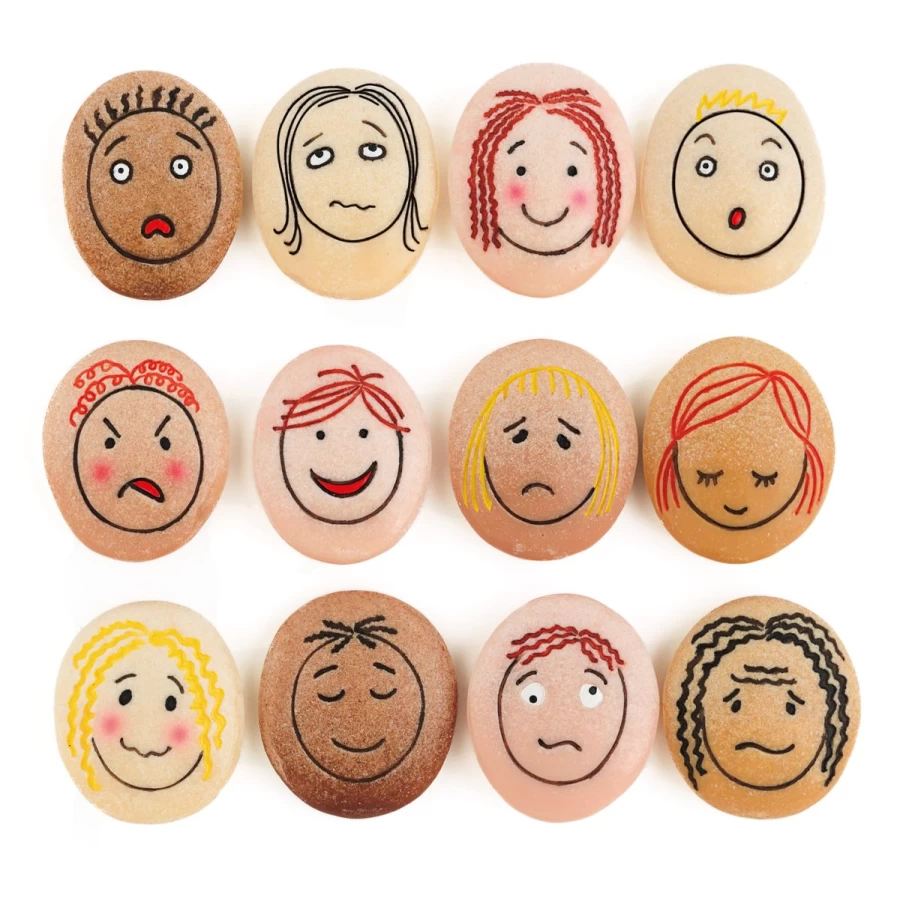 Yellow Door Pebbles | Emotion Stones