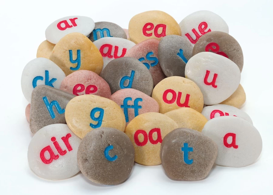 Yellow Door Literacy Outdoors | Phonics Pebbles