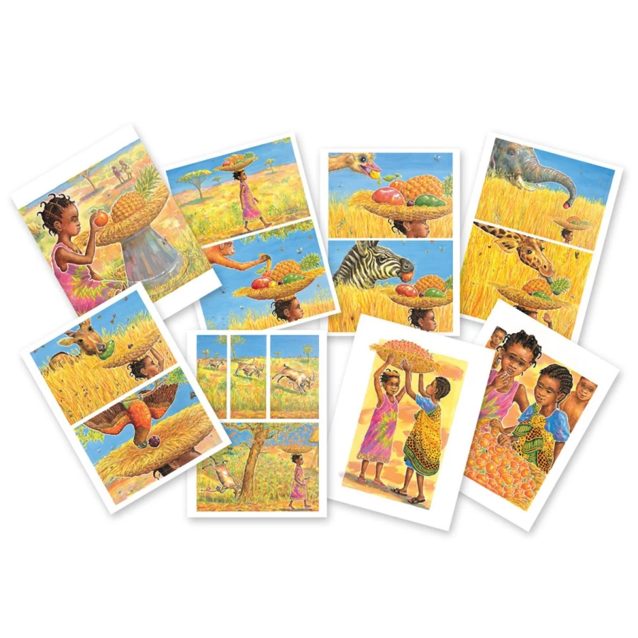 Yellow Door Literacy Outdoors | Handa'S Surprise Story Talk Cards