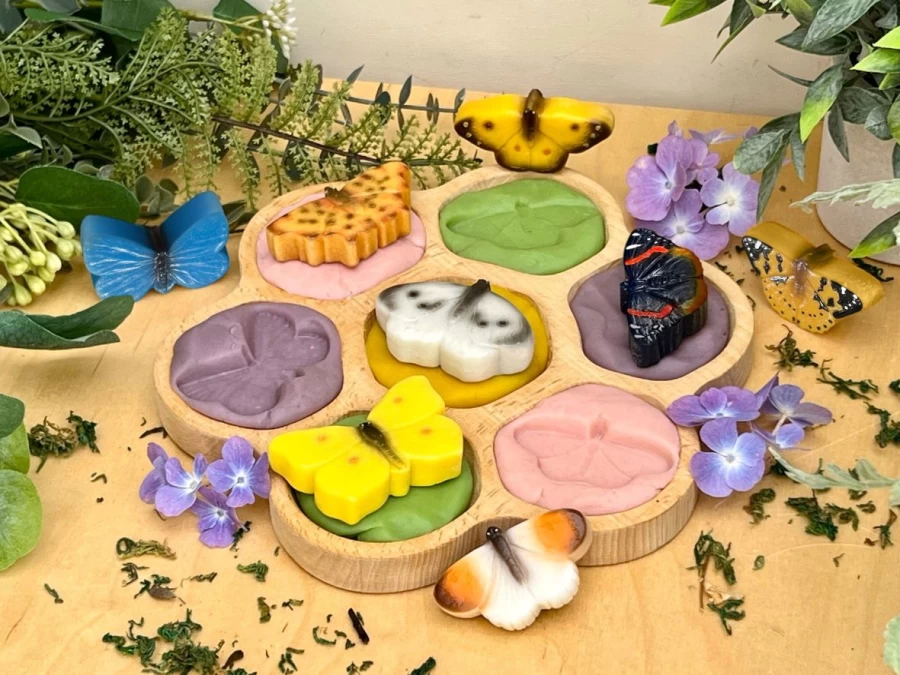 Yellow Door Outdoor | Butterflies Sensory Play Stones