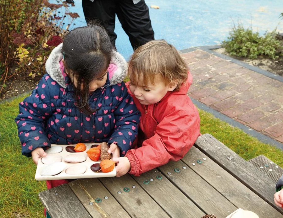 Yellow Door Maths Outdoors | Natural Sorting Tray