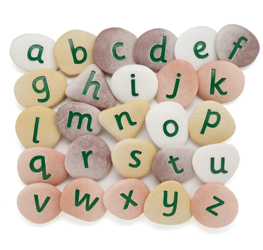 Yellow Door Literacy Outdoors | Jumbo Alphabet Pebbles
