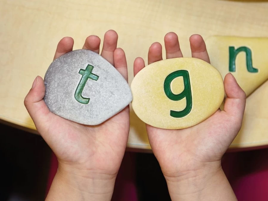 Yellow Door Literacy Outdoors | Jumbo Alphabet Pebbles