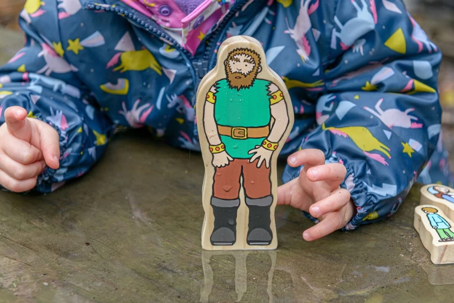 Yellow Door Wooden Resources | Jack And The Beanstalk Wooden Characters