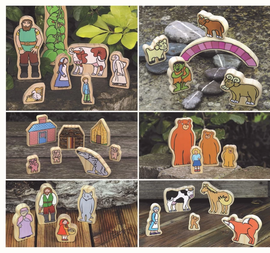 Yellow Door Wooden Resources | Traditional Tales Wooden Characters